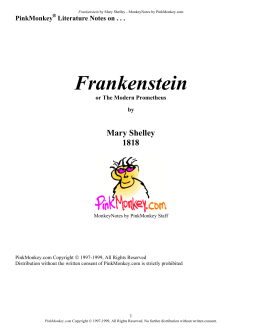 Frankenstein - Juan Diego Academy