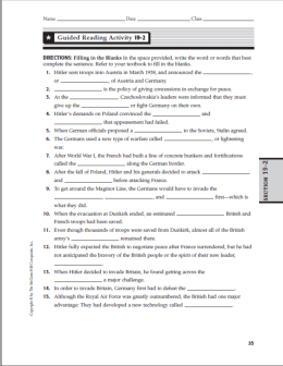 I Guided Reading Activity 19