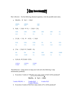65 Stoichiometry 2-step KEY