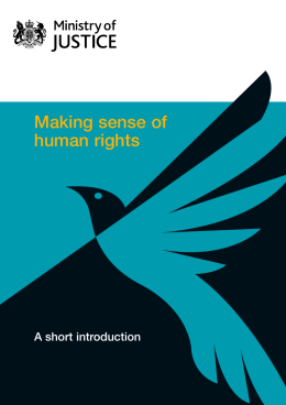Making sense of Human rights: A short introduction
