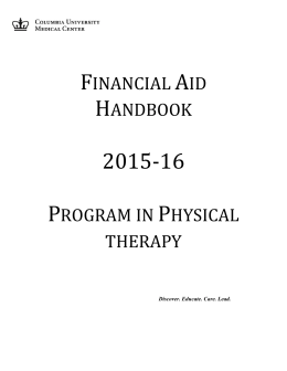 what is financial aid? - Columbia University Medical Center