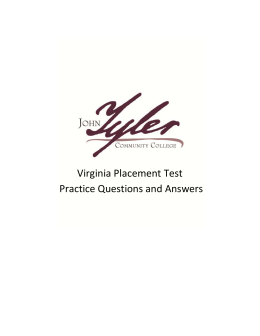 VPT Practice Questions and Answers