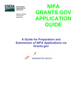 nifa grants.gov application guide
