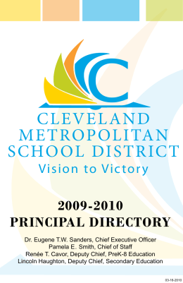 4 - Cleveland Metropolitan School District
