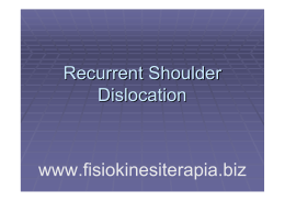 Acute Shoulder Dislocations.