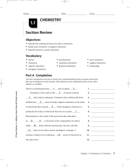 Prentice Hall Chemistry Worksheets