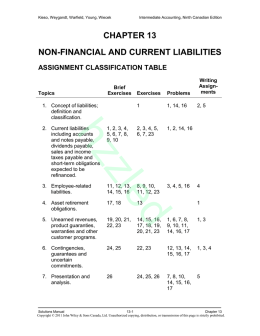 chapter 13 non-financial and current liabilities assignment