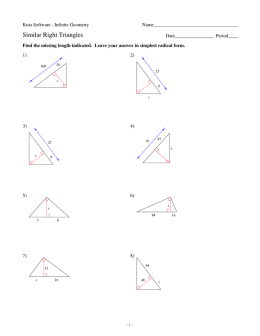 7-Similar Right Triangles