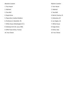 Absolute and Relative Location Assignment