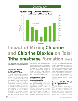 Impact of Mixing Chlorine and Chlorine Dioxide on Total