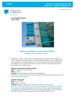 WHAT`S HAPPENING AT RICHLAND LIBRARY