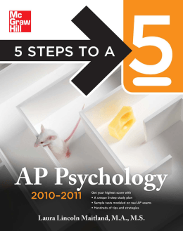 File - Mr. Musselman`s AP Psychology Class