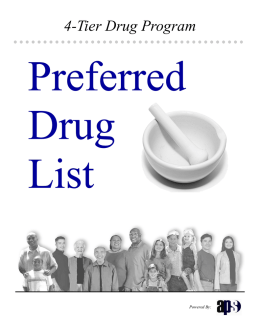 4 Tier Drug Card