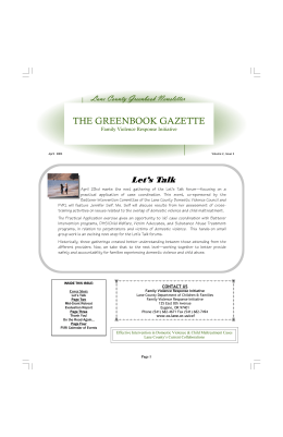 THE GREENBOOK GAZETTE