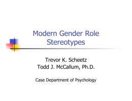 gender roles ppt-3 - College of Arts and Sciences
