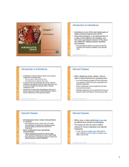 Chapter 7 PowerPoints from Savitch