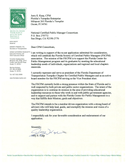 )allé ` \ Jerry E. Karp, CPM - Florida Society of Certified Public