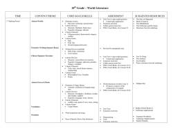 Grade – World Literature