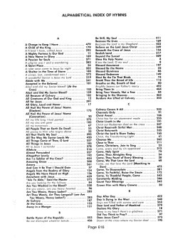 Alphabetical Index