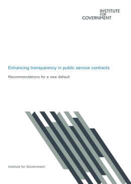 Enhancing transparency in public service contracts