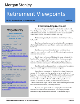 Retirement Viewpoints - April 2016