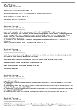 QNAP Storage Re:QNAP Storage Re:QNAP