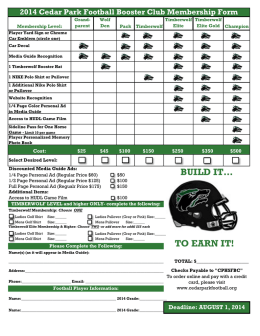 build it… to earn it!