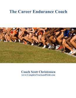 The Career Track Coach - Complete Track and Field