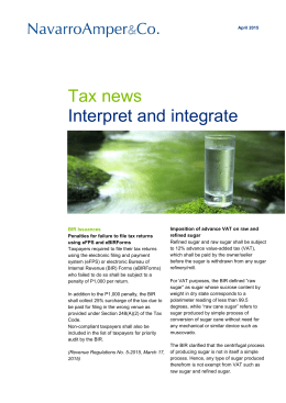 Tax news Interpret and integrate