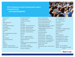 2014 US General Market compensation Report