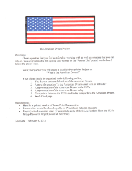 American Dream Project