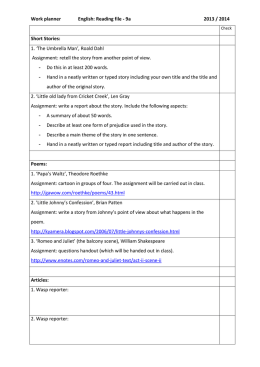 Work planner English: Reading file