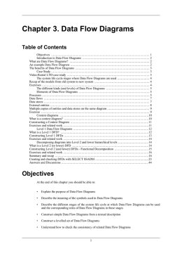 Chapter 3. Data Flow Diagrams - Department of Computer Science