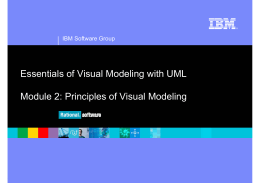 Essentials of Visual Modeling with UML Module 2: Principles of