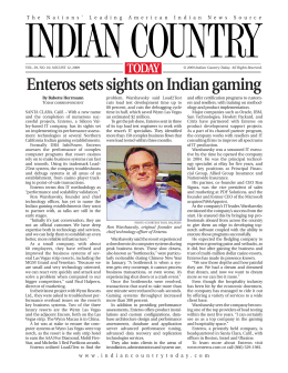 Enteros sets sights on Indian gaming