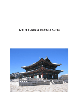 Doing Business in South Korea