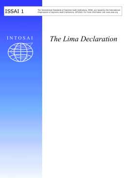 The Lima Declaration