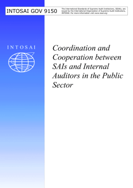 Coordination and Cooperation between SAIs and Internal Auditors