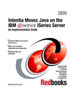 Intentia Movex Java on the IBM iSeries Server