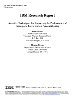 Thomas George - IBM Research