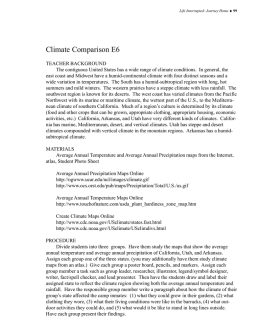 Climate Comparison E6