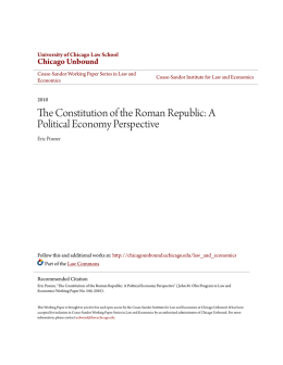 The Constitution of the Roman Republic: A