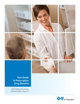 2013 Preferred Formulary and Prescription Drug List