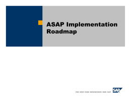 ASAP Implementation Roadmap