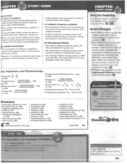Chapter Review - Solutions
