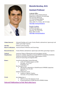 Mostafa Borahay, MD Assistant Professor