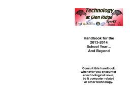 Technology Handbook 2013-2014