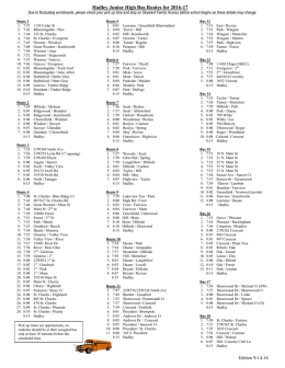 Route 1 - Glen Ellyn School District 41
