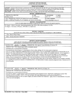 Resume Instructions