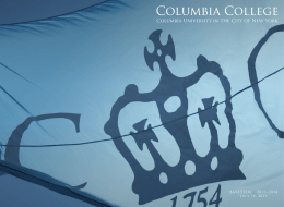 2013-2014 Columbia College Bulletin